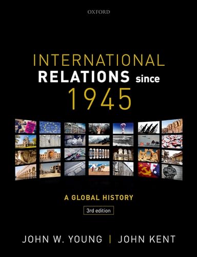 Book cover: "International Relations Since 1945," 3rd edition, with image collage.