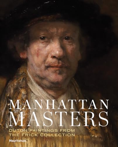 Close-up of a man’s face with book cover text: “Manhattan Masters.”