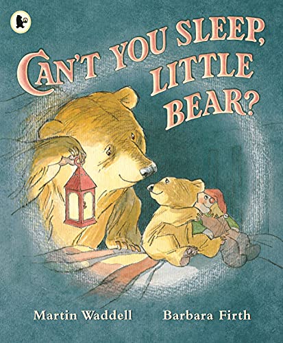 Book cover: large and small bears with a lantern, illustrated style.