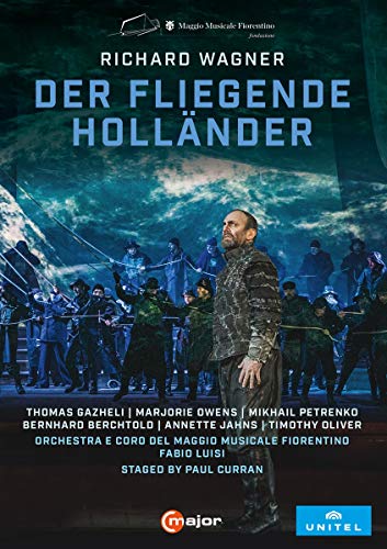 DVD cover for "Der Fliegende Hollander" with a man in a dark coat.
