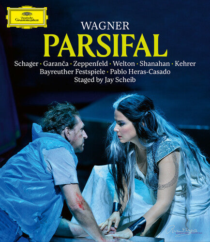 Blu-ray cover for Wagner’s *Parsifal* featuring a dramatic stage scene.