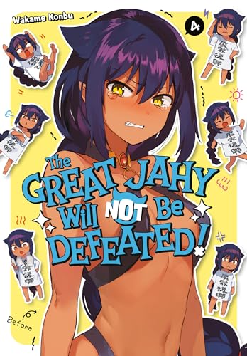 Anime-style cover for “The Great Jahy Will Not Be Defeated! 04” manga.