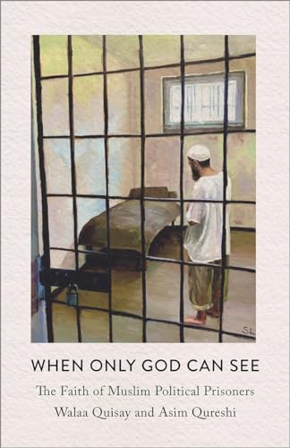 Book cover depicting a man in white inside a prison cell.