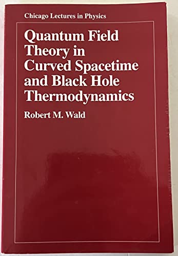 Red book cover with white text: "Quantum Field Theory in Curved Spacetime.