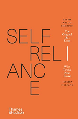 Orange book cover with white text: "Self-Reliance" by Ralph Waldo Emerson.
