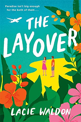 Book cover with illustrated tropical foliage, a couple, and bold title text.