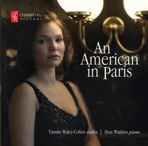 CD cover: portrait of a woman with text “An American in Paris”.