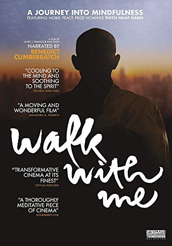 Walk With Me" DVD cover featuring a silhouetted figure against a sunset.