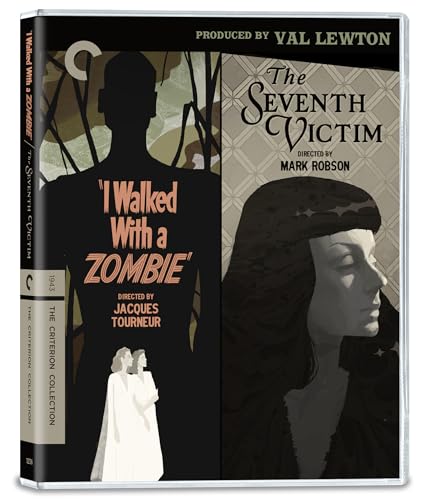 Blu-ray case for "Walked With A Zombie" and "The Seventh Victim" films.