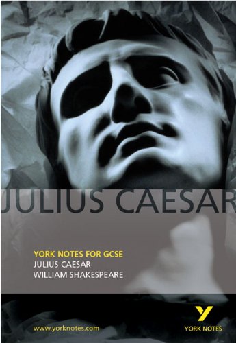 Cover of “Julius Caesar: York Notes for GCSE” featuring a bust.