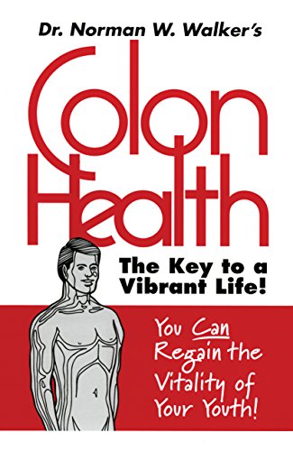 Book cover with red text "Colon Health" and a human anatomy illustration.