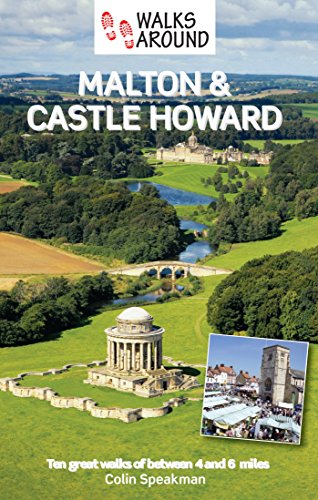 Book cover featuring Castle Howard landscape and town scenes, walking routes.