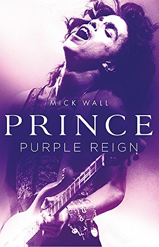 Book cover featuring Prince playing guitar, titled "Prince: Purple Reign".