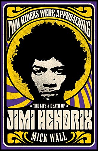 Book cover: Jimi Hendrix portrait in yellow circle with purple and gold design.