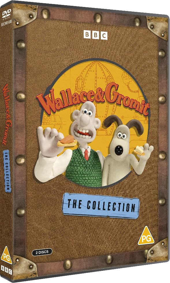 Wallace & Gromit DVD cover featuring the clay animation characters.