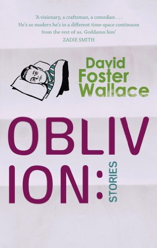 Book cover for Oblivion: Stories by David Foster Wallace featuring an illustration of a person.