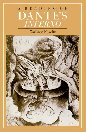 Book cover: “A Reading of Dante’s Inferno” with a sketch of figures struggling.