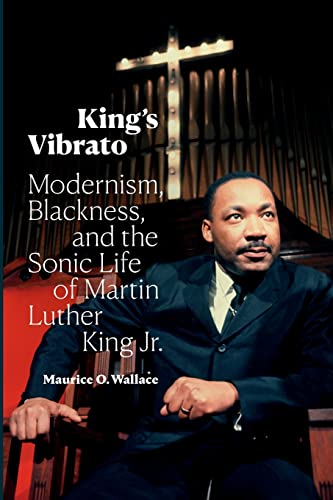 Book cover featuring Martin Luther King Jr. in front of an organ.