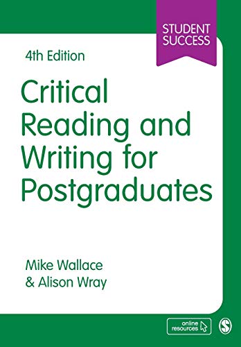 Book cover: "Critical Reading and Writing for Postgraduates," 4th edition.