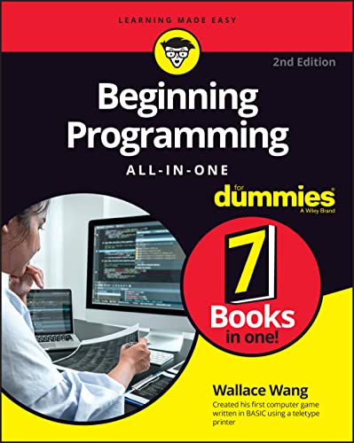 Book cover: "Beginning Programming All-in-One For Dummies," 2nd edition.