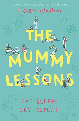 Book cover with yellow title and cartoon illustrations of parents with babies.