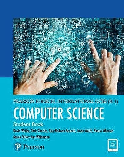 Computer Science textbook cover with hands interacting with a digital circuit.