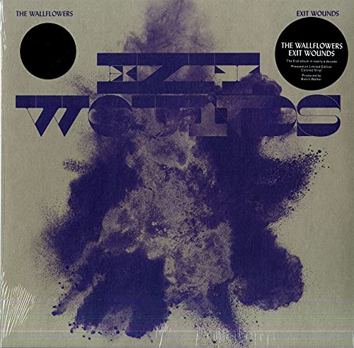 Purple vinyl record album cover for The Wallflowers’ “Exit Wounds.”