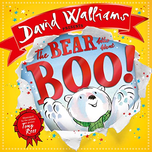Book cover: a polar bear with large red "BOO!" text and stars.