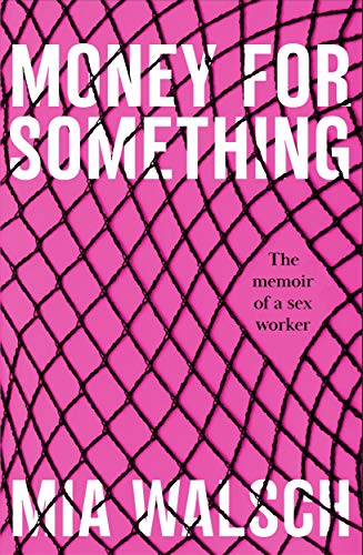 Book cover: pink netting background, bold white title, author name below.