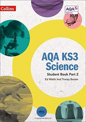 AQA KS3 Science Student Book Part 2 cover with science imagery.