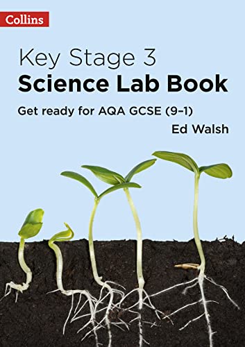 Key Stage 3 Science Lab Book cover with sprouting seedlings.