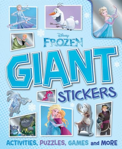 Disney Frozen sticker book featuring Elsa, Anna, Olaf, and Kristoff.