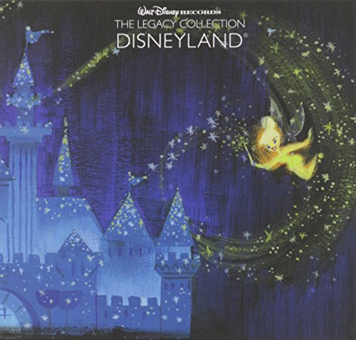 "CD cover featuring Tinker Bell flying over a castle, surrounded by stars."