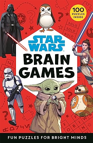 Star Wars Brain Games cover featuring Darth Vader, Grogu, and Rey.