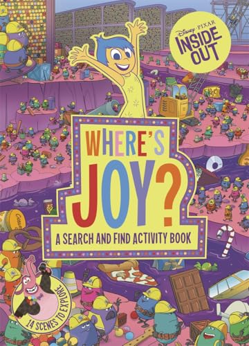 Inside Out search and find book cover with Joy and many emotions.