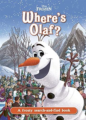 Where's Olaf?" book cover featuring Olaf the snowman in a snowy scene.