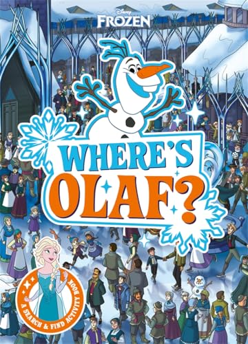 Disney Frozen search-and-find book cover featuring Olaf and Elsa.