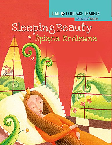 Sleeping Beauty book cover, illustrated with a princess and fairytale vines.