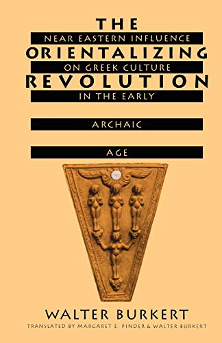 Book cover: "The Orientalizing Revolution" with a bronze artifact image.