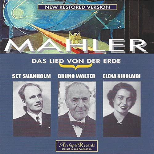 CD cover for Mahler’s “Das Lied von der Erde” with portraits.