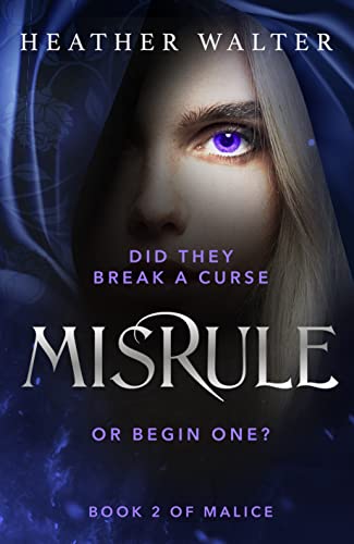 Book cover featuring a woman with a glowing purple eye against a dark background.