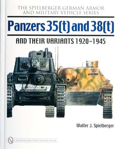 Book cover depicting two Czech-designed German tanks, Panzers 35(t) and 38(t).