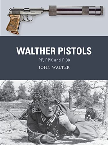 Book cover featuring a Walther pistol and a historical wartime photograph.