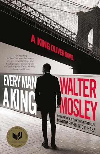 Book cover: man with back to viewer, Brooklyn Bridge in background.