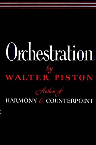 Black book cover with white title “Orchestration” and red author name.