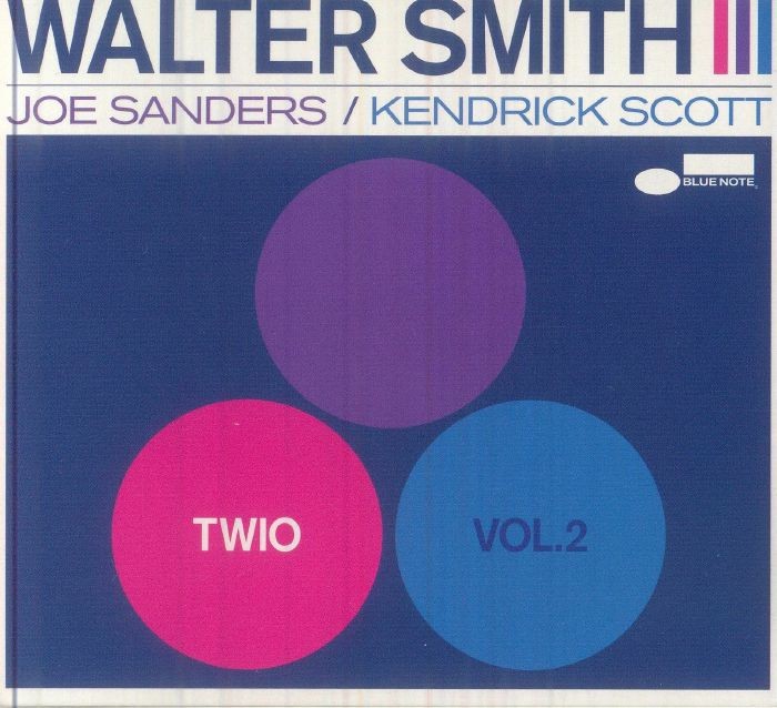 CD cover for Walter Smith III’s “Twio Vol. 2” with colorful circles.