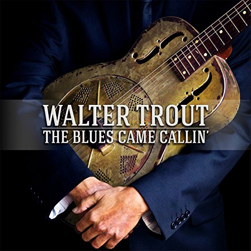 Walter Trout album cover featuring a resonator guitar and suited arms.