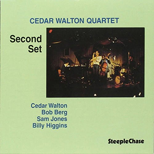 Album cover for “Second Set” by Cedar Walton Quartet, featuring musicians.