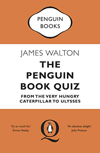 Penguin book quiz cover: orange, white, and black text with penguin logo.