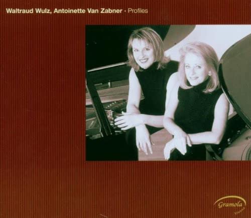 CD cover featuring two women seated at a grand piano.
